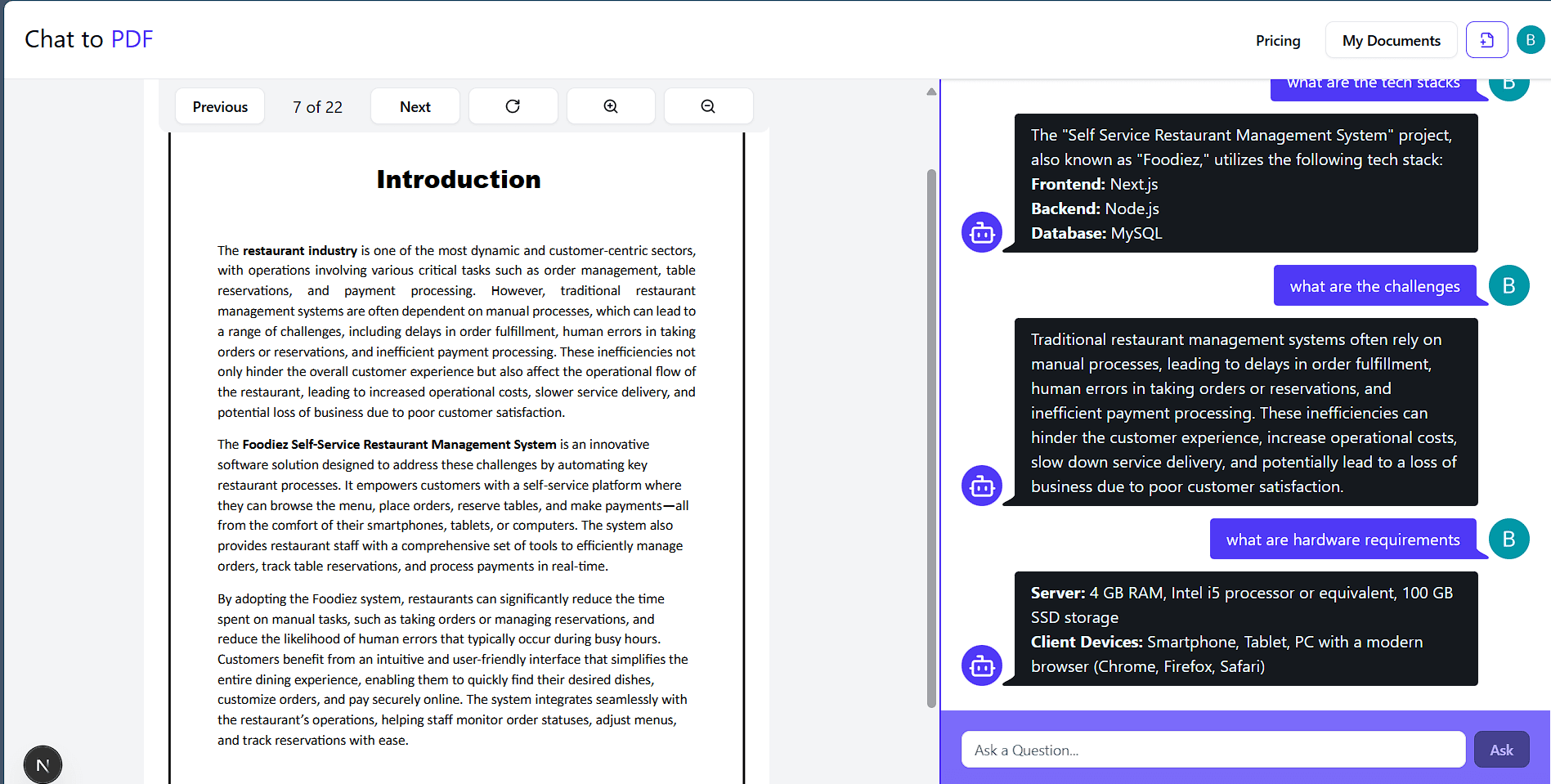 App screenshot